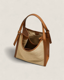 THE LEATHER-TRIMMED CANVAS TOTE