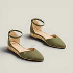 High-Strap Demi Flat