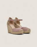 LOW-STRAP WOVEN TOE WEDGE