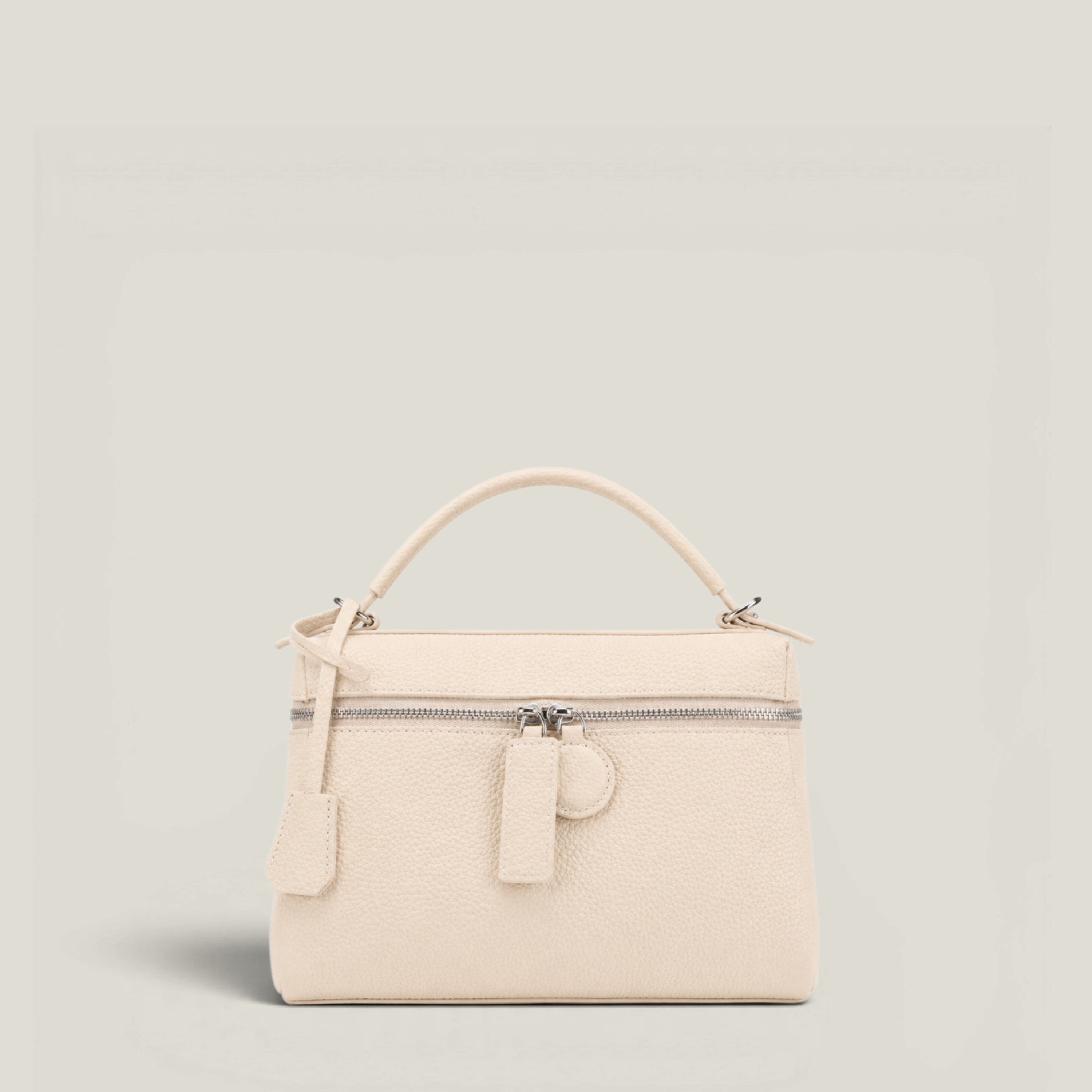Le Zip-Top Pebbled Bag
