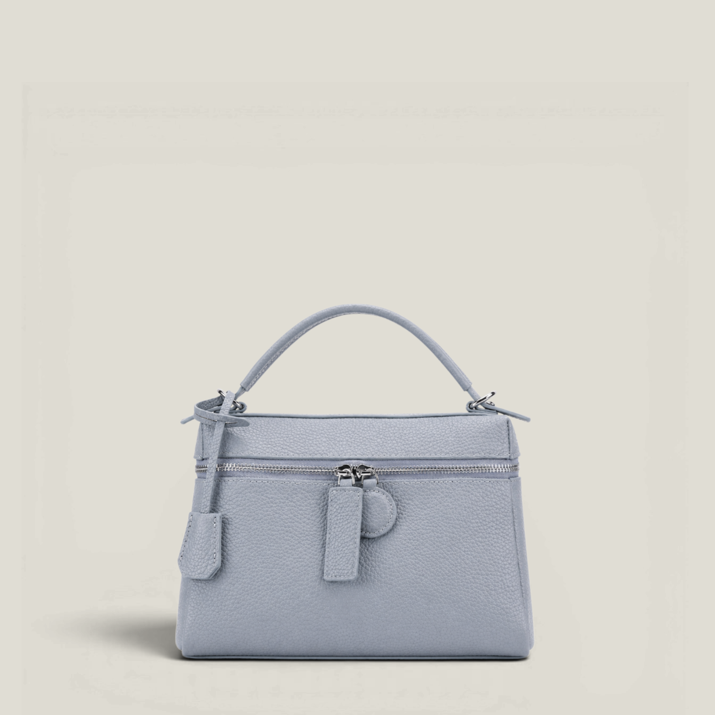 Le Zip-Top Pebbled Bag