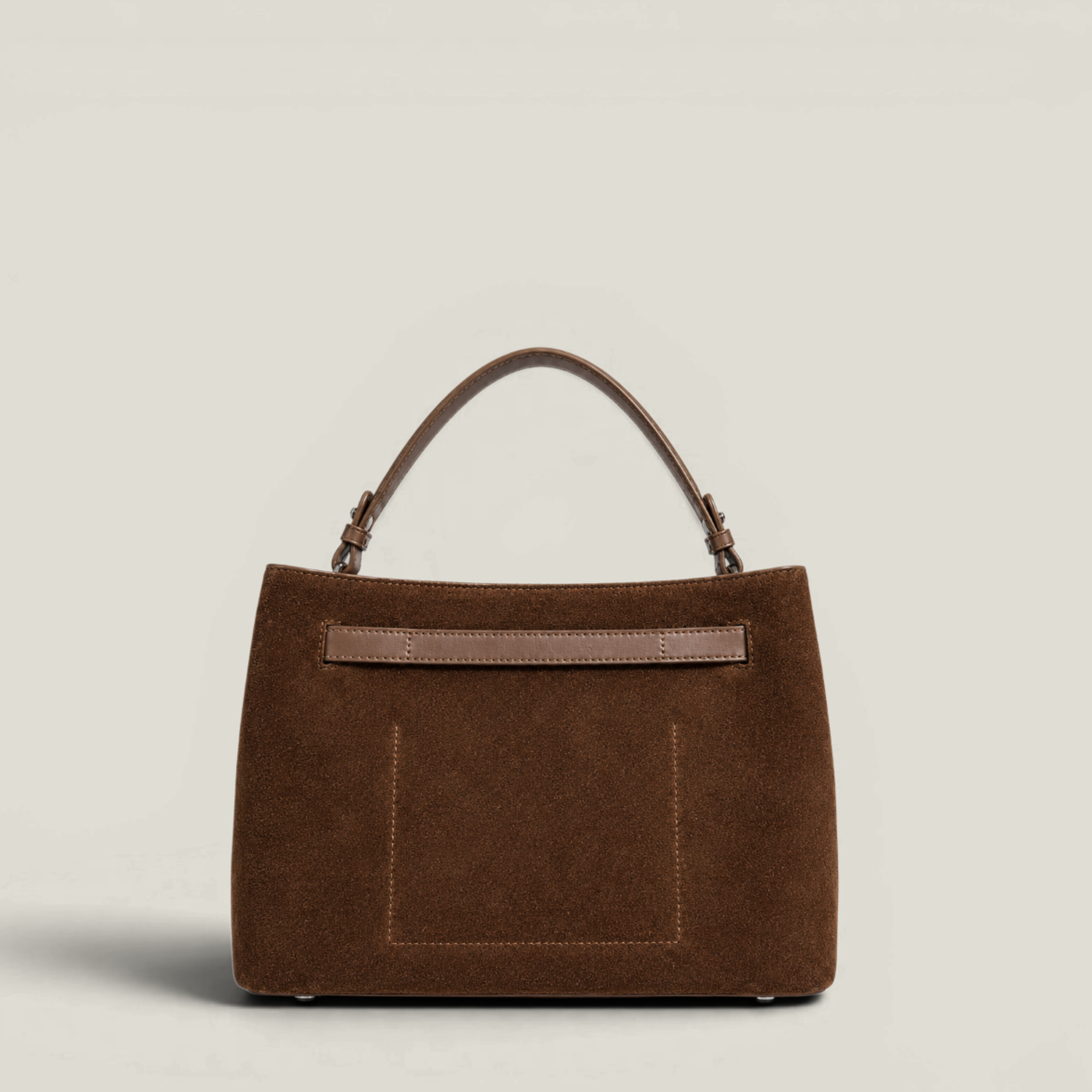 Versa-Carry Top Handle Bag in Suede
