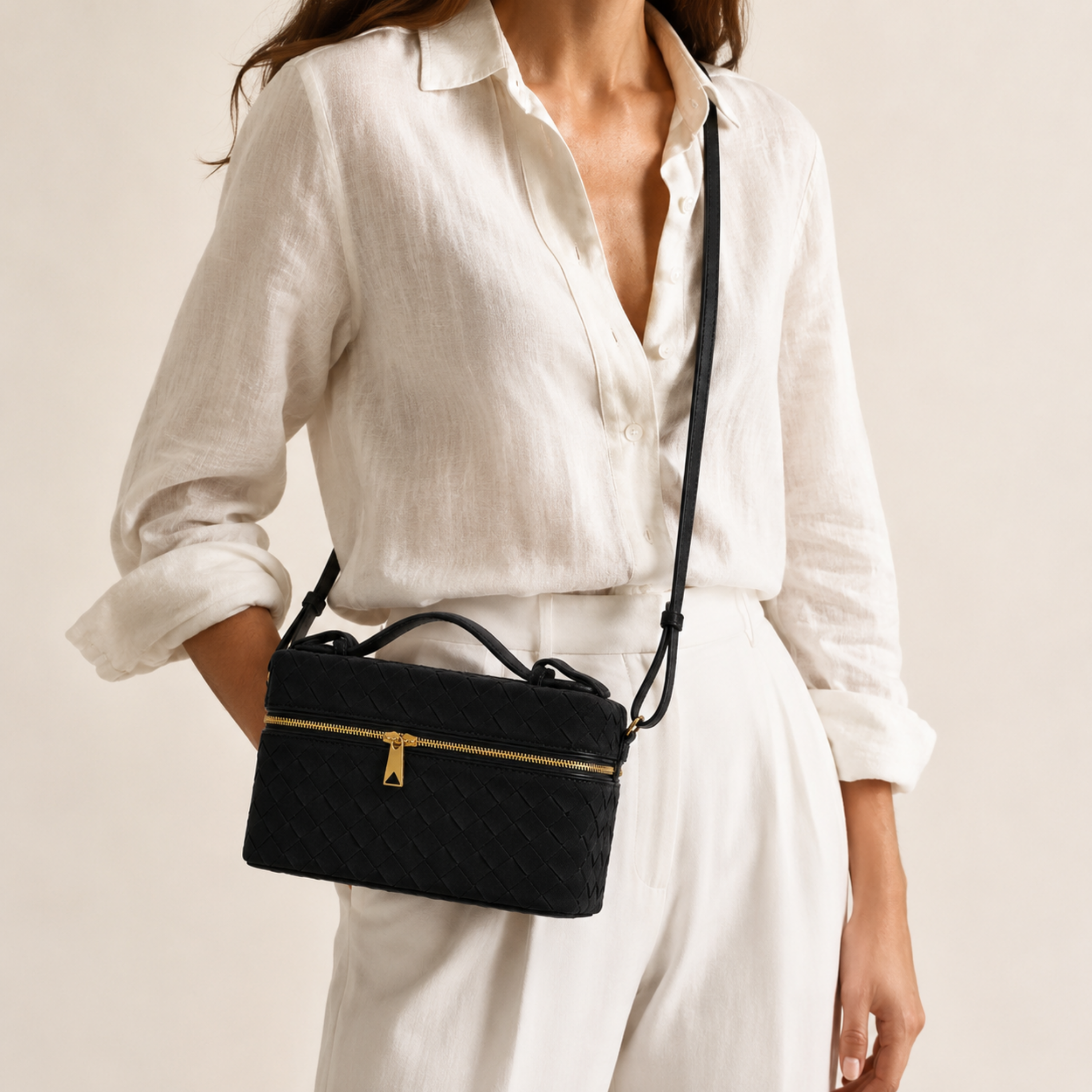 Woven Vanity Bag