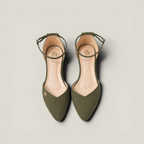 High-Strap Demi Flat