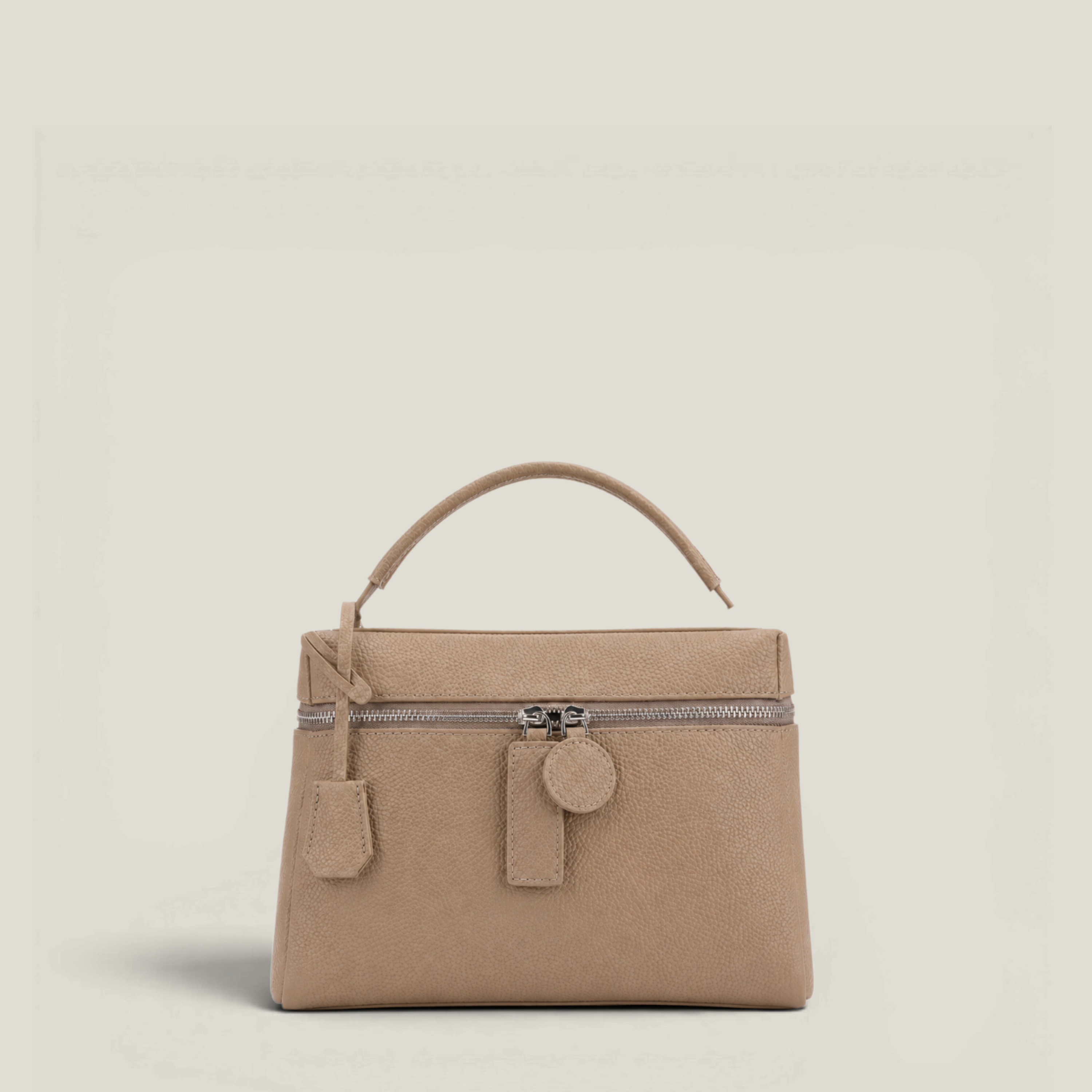 Le Zip-Top Pebbled Bag
