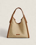 THE LEATHER-TRIMMED CANVAS TOTE
