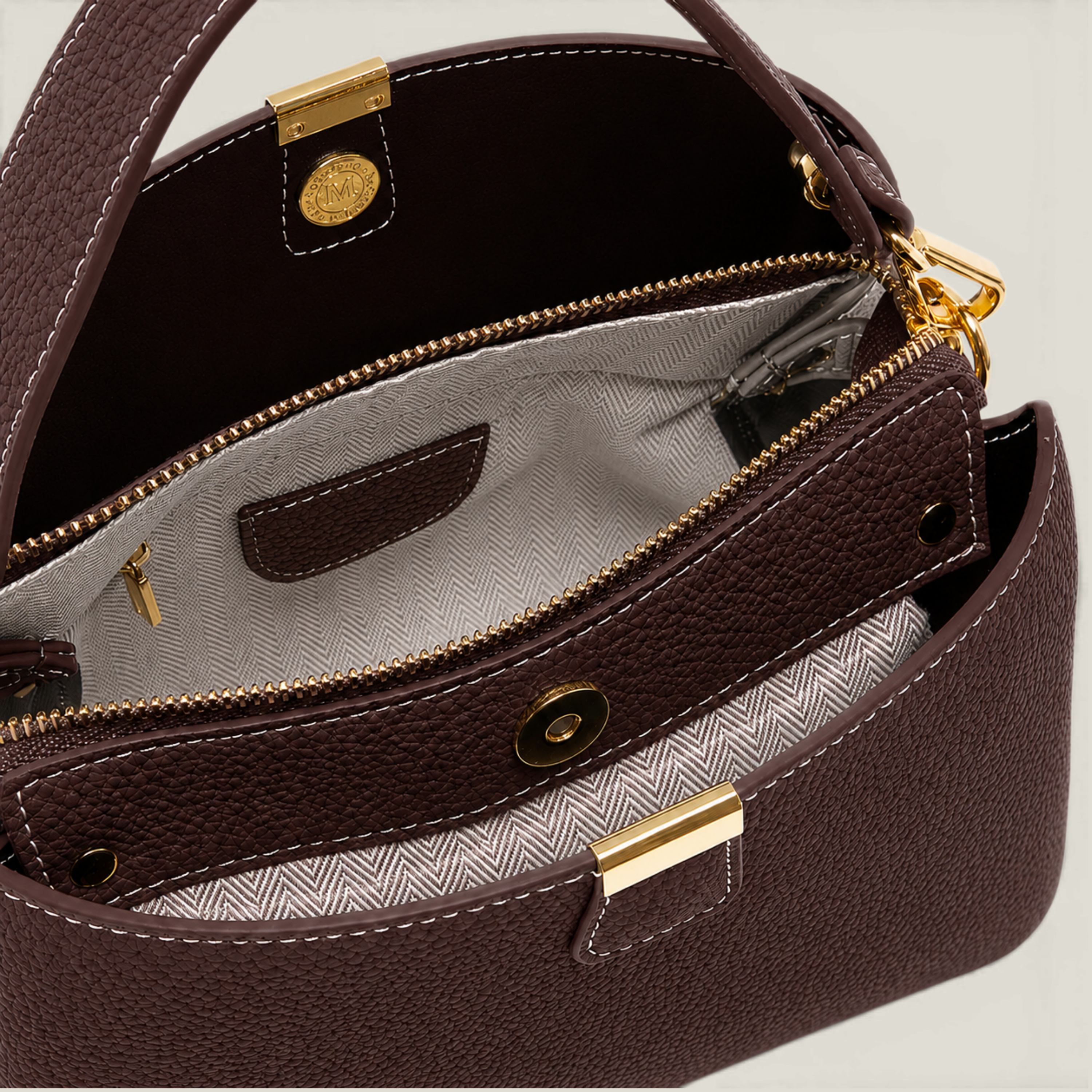 Le Trio Pebbled Bag