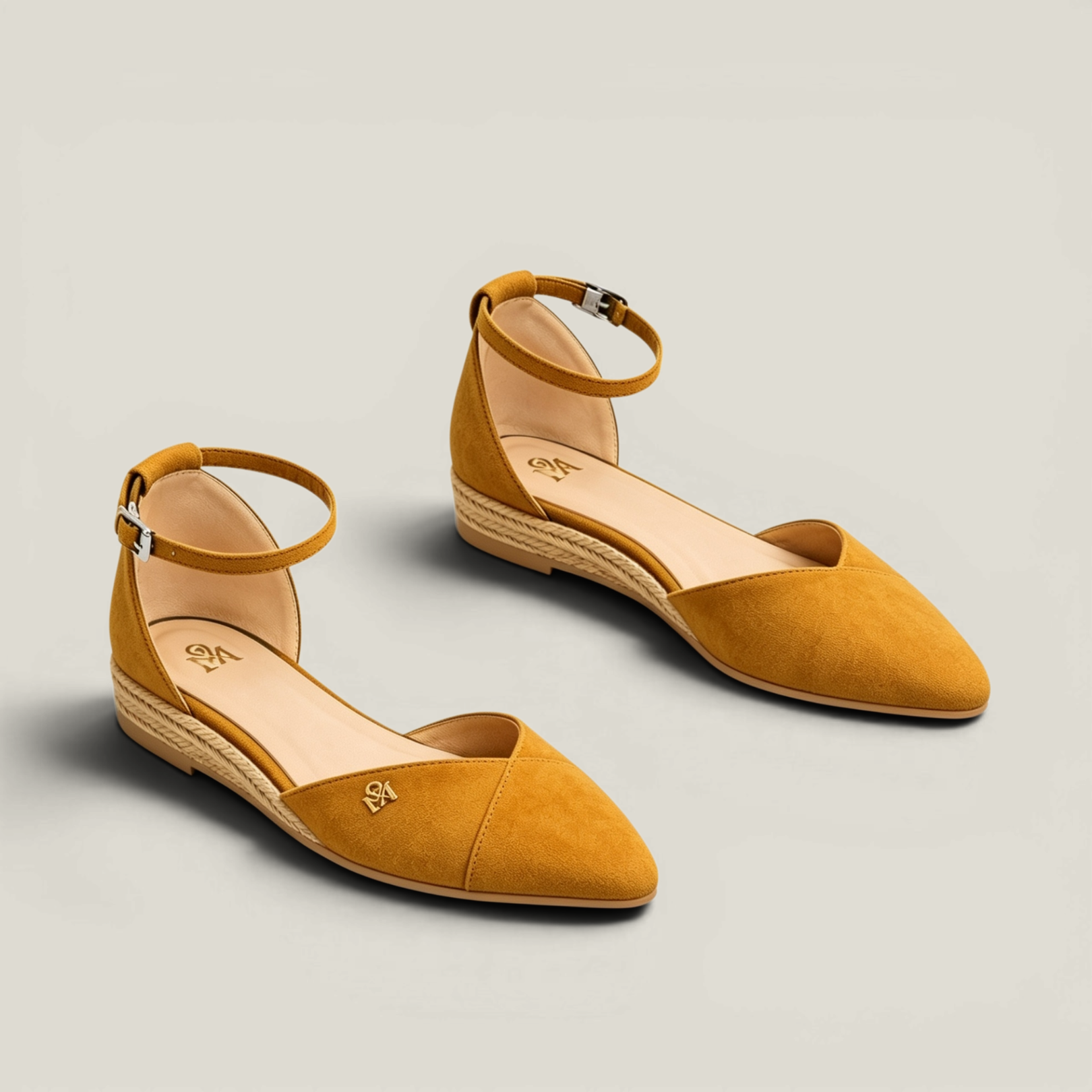 High-Strap Demi Flat