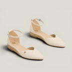 High-Strap Demi Flat