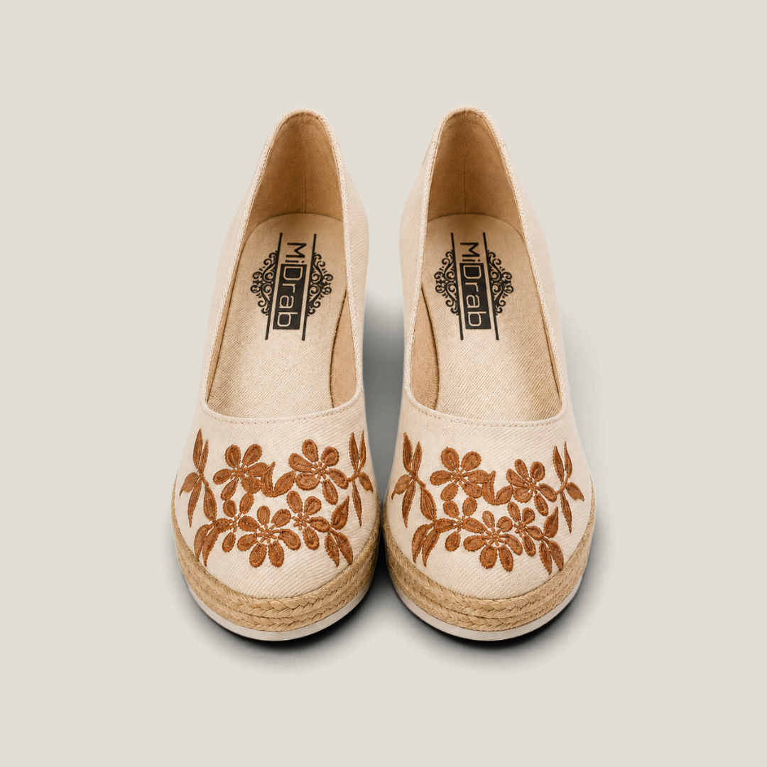 Espadrille Wedge Fleurie