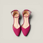 High-Strap Demi Flat