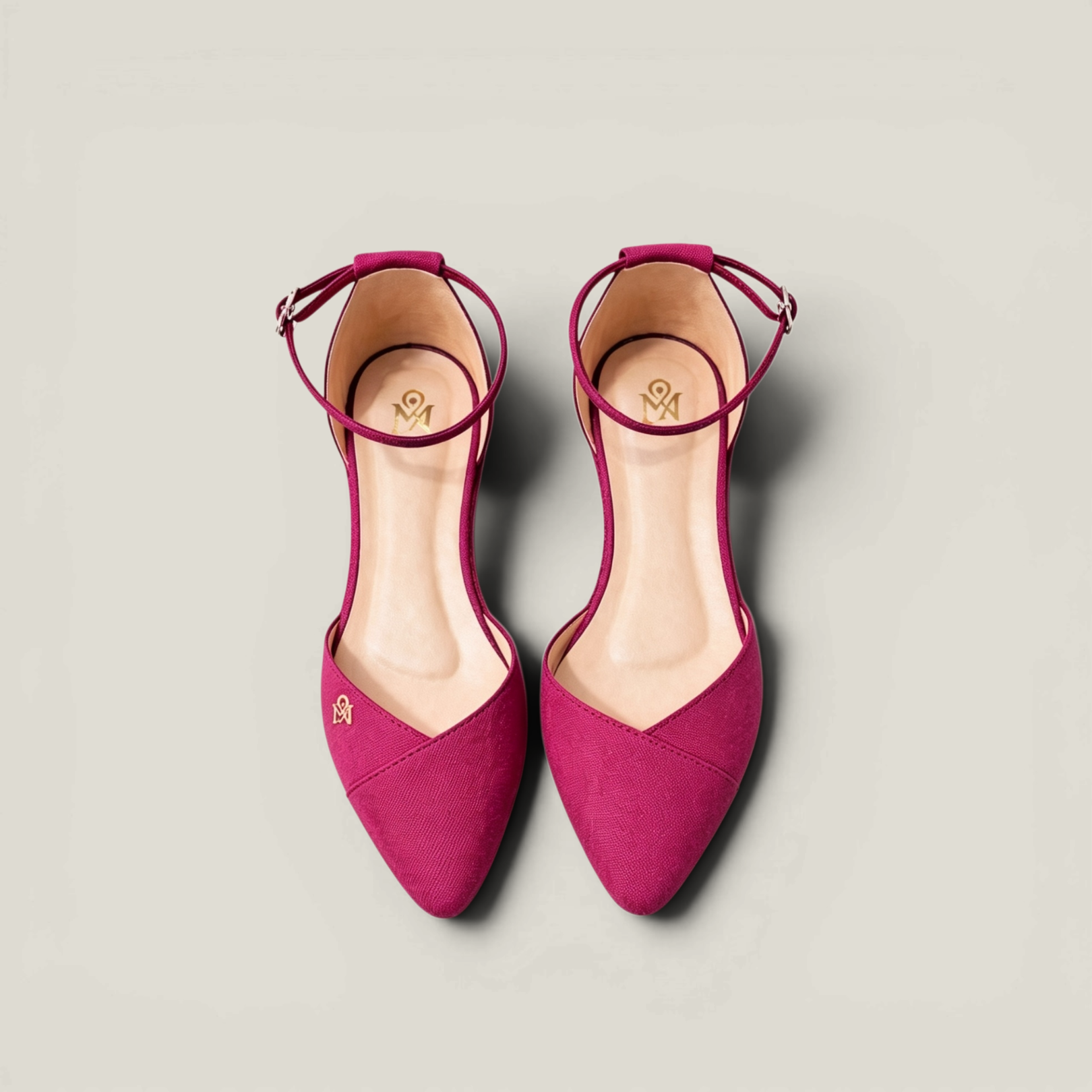 High-Strap Demi Flat