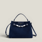 Versa-Carry Top Handle Bag in Suede