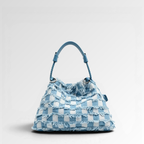 Bleu Tissé Bucket Bag