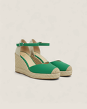 CLASSIQUE ÉLEVÉE - LOW-STRAP WOVEN TOE WEDGE