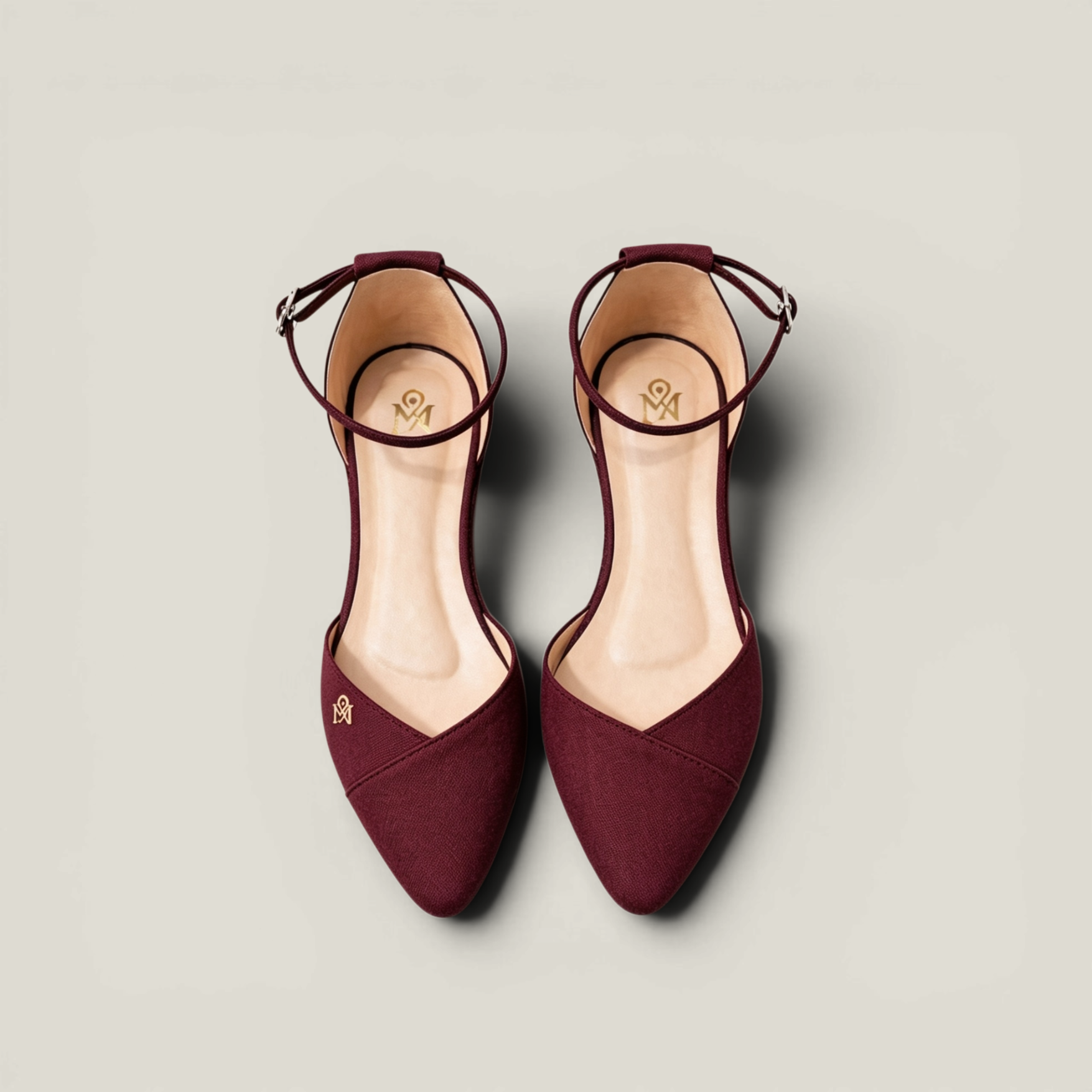 High-Strap Demi Flat