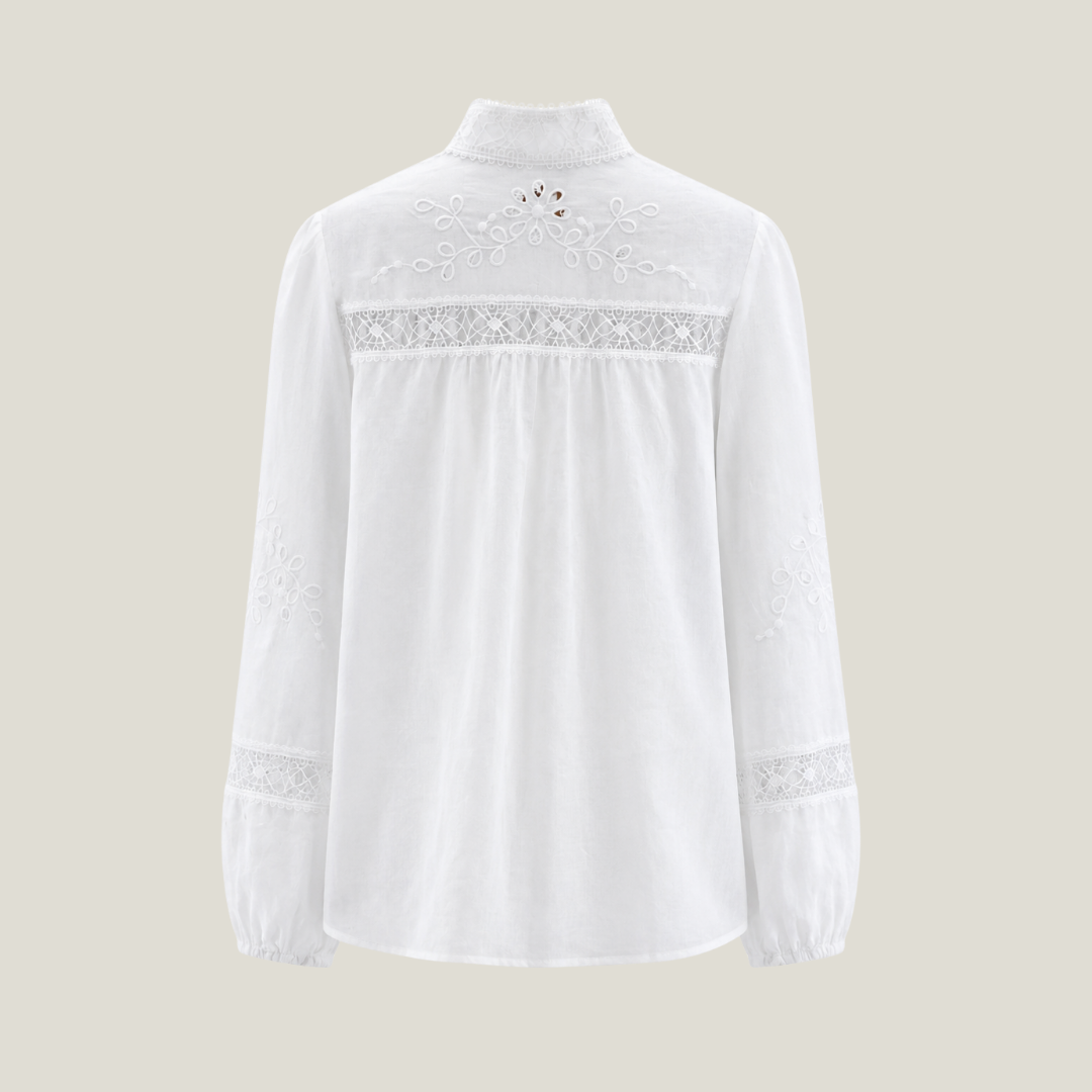Embroidered Pure Linen Full Sleeve