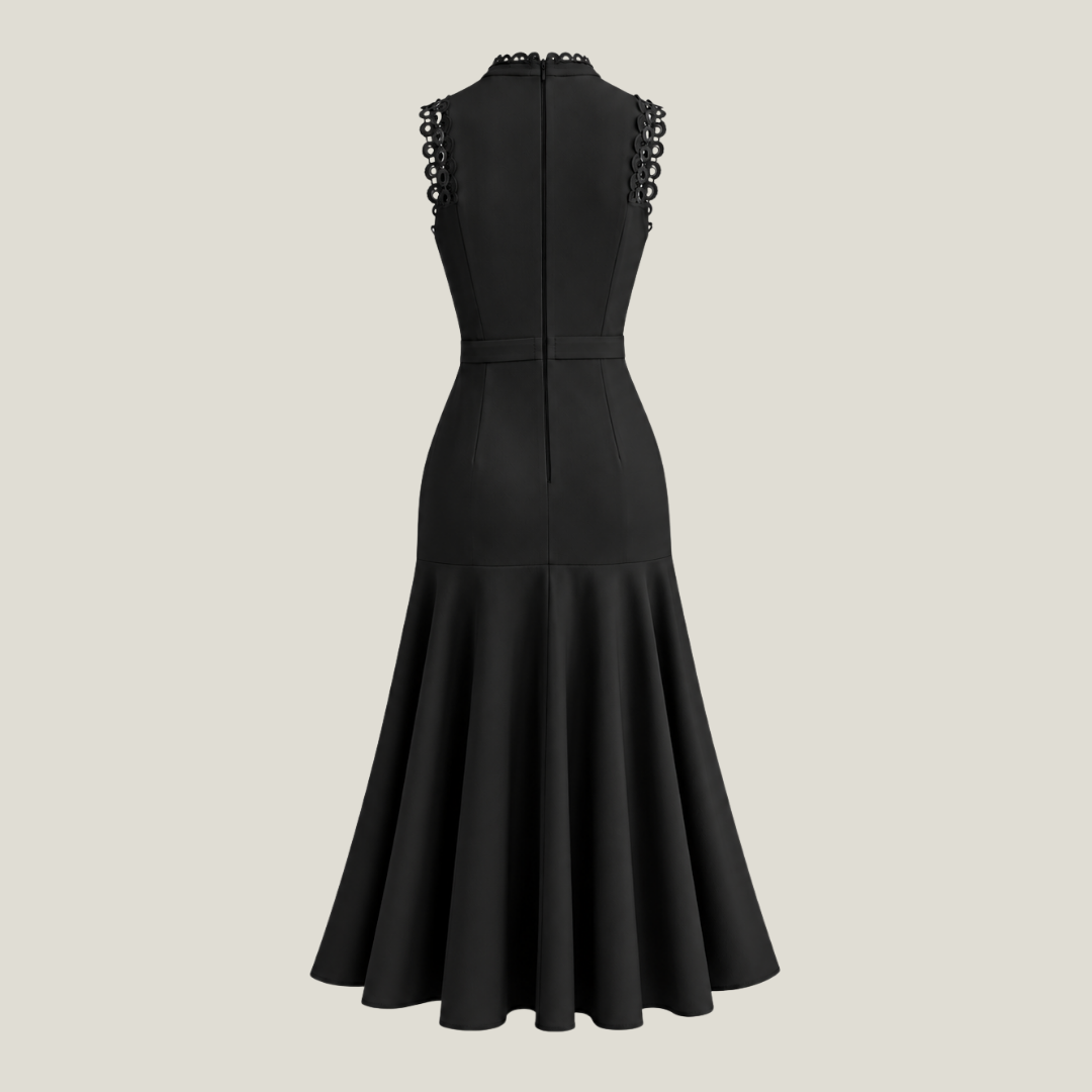 Lace-Trim Dress