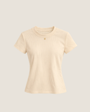 Ribbed Knit Tee