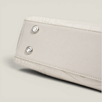 Croc-Embossed Commuter Handbag