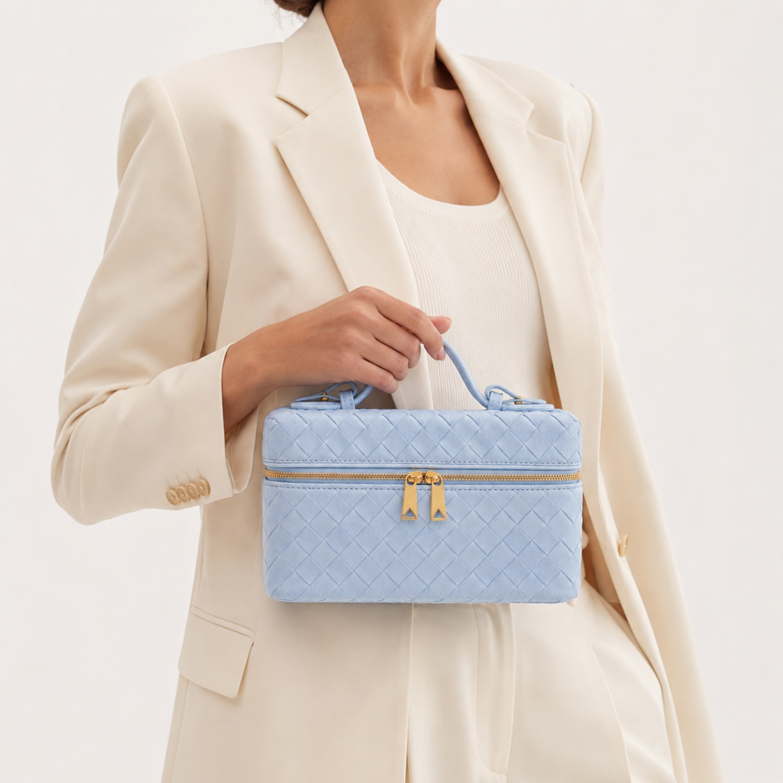 Woven Vanity Bag