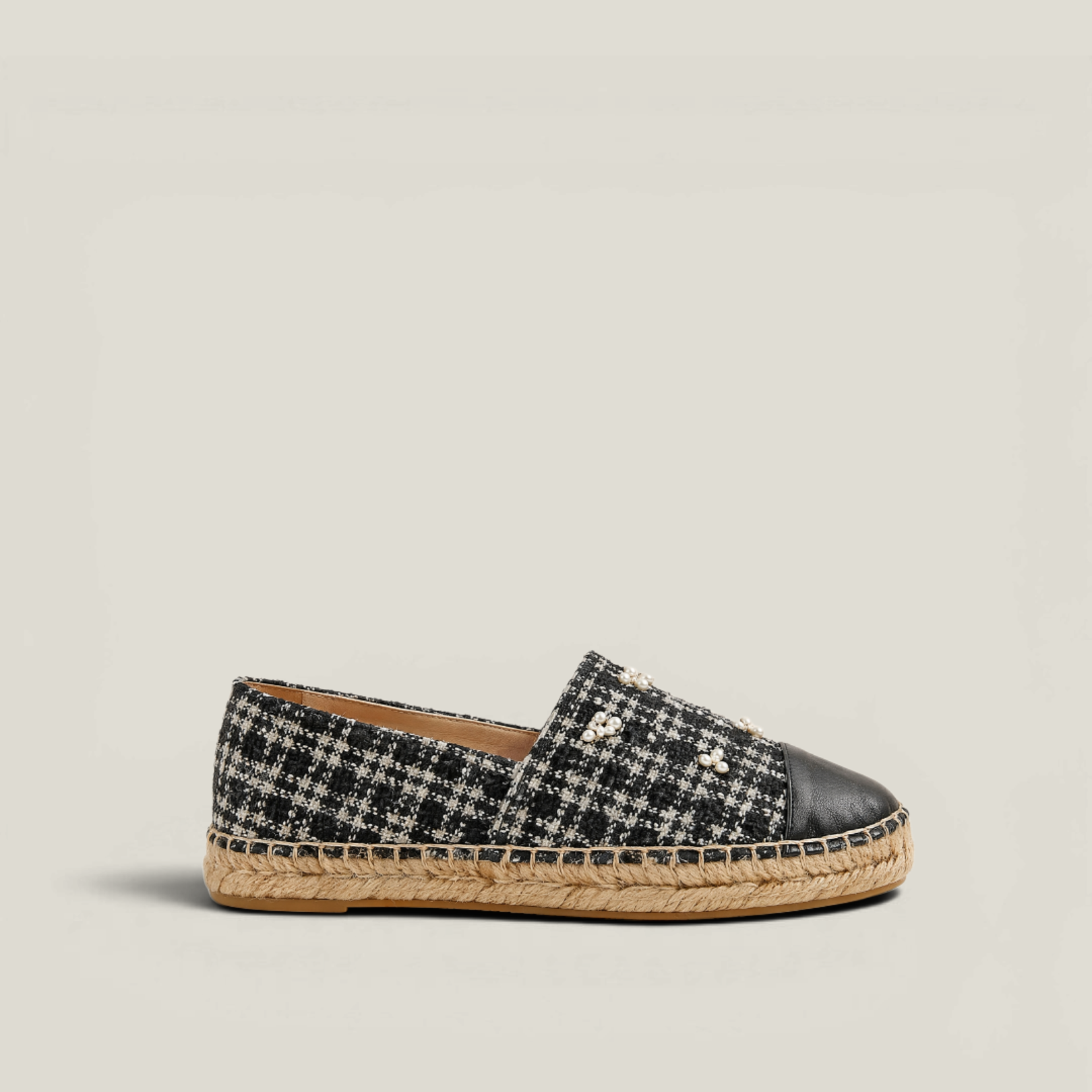Coastal Tweed Pearl Espadrille