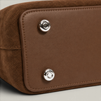 Versa-Carry Top Handle Bag in Suede