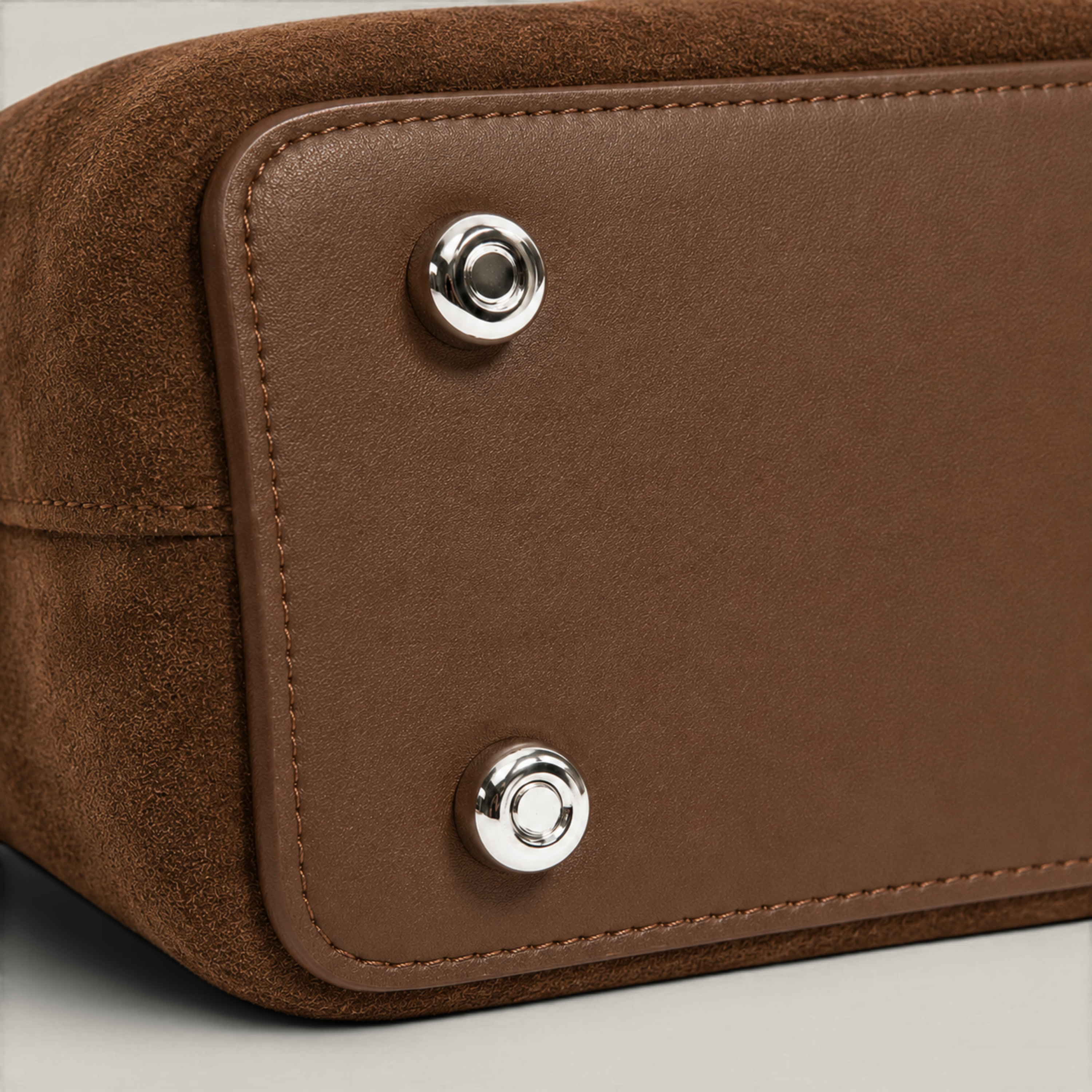 Versa-Carry Top Handle Bag in Suede