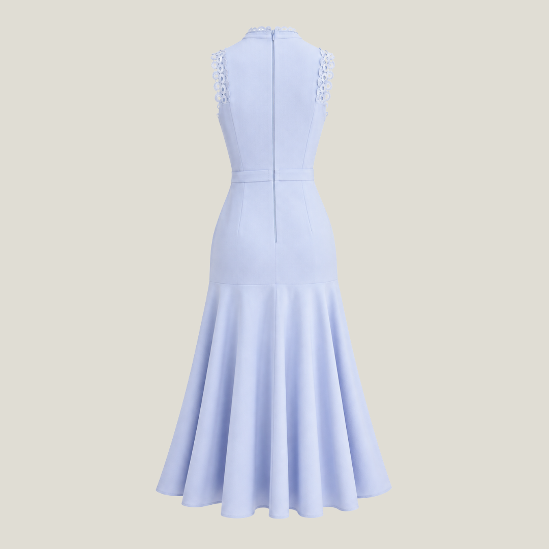 Lace-Trim Dress
