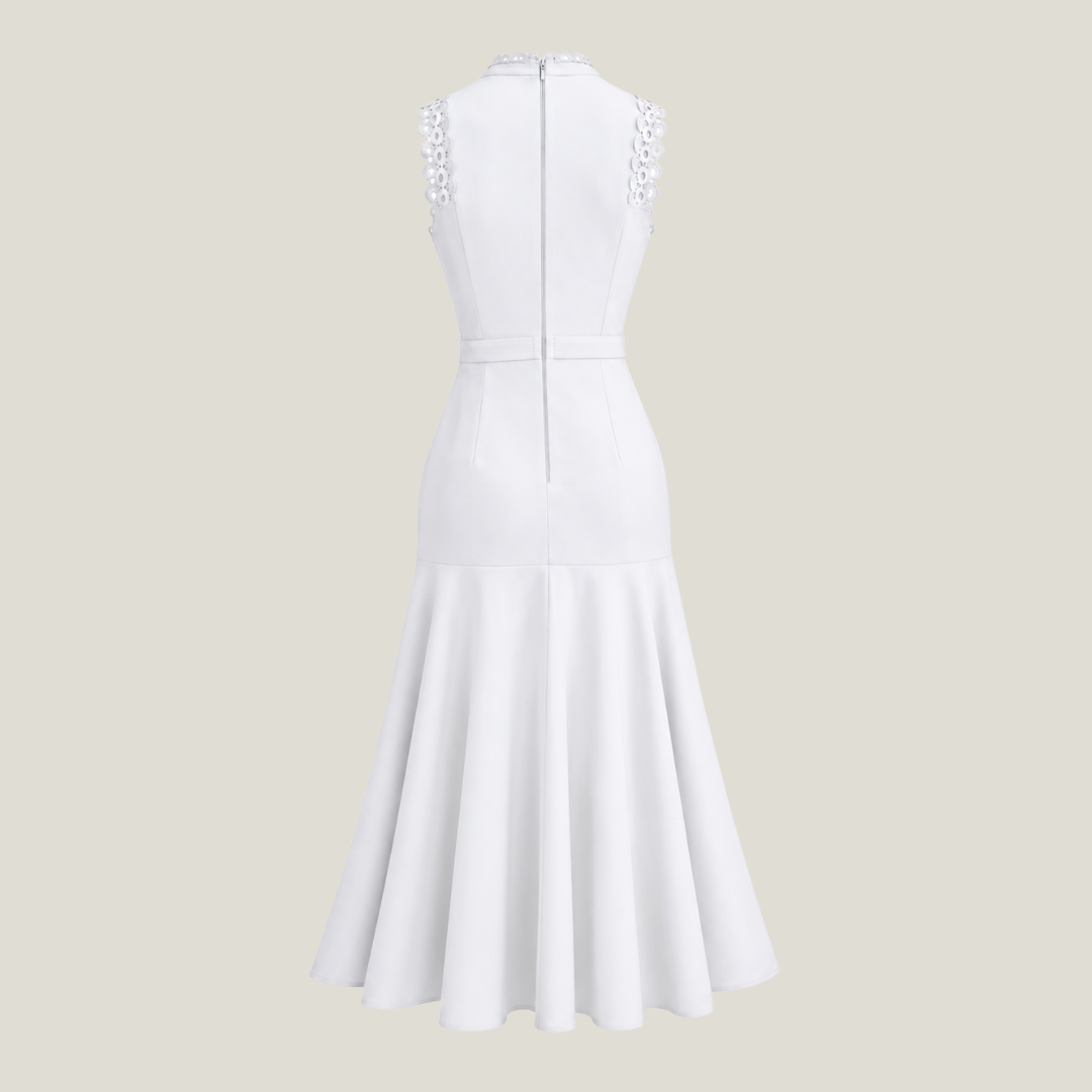 Lace-Trim Dress
