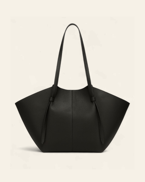 Vera Arc Tote in Truffle Brown (Genuine Leather)