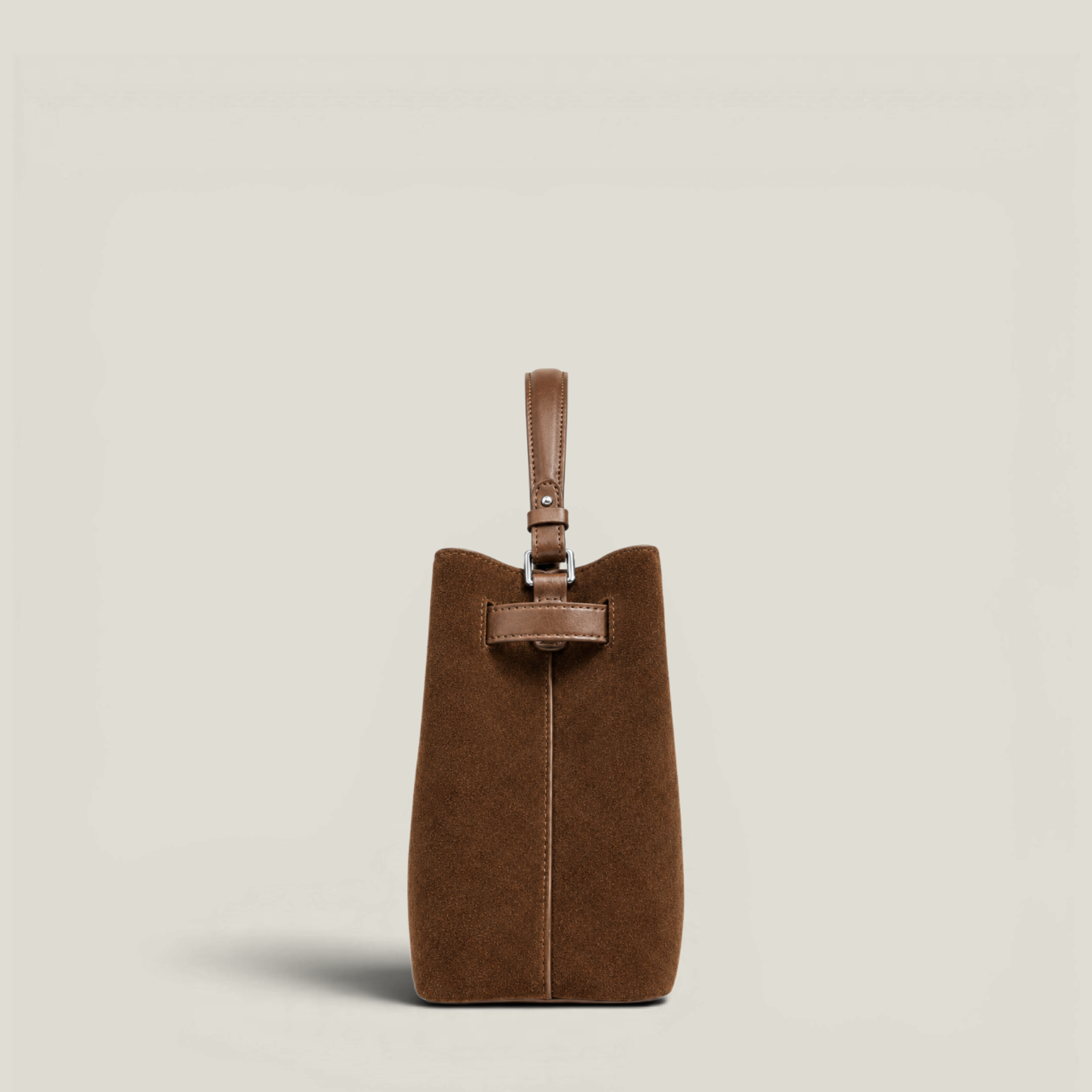Versa-Carry Top Handle Bag in Suede