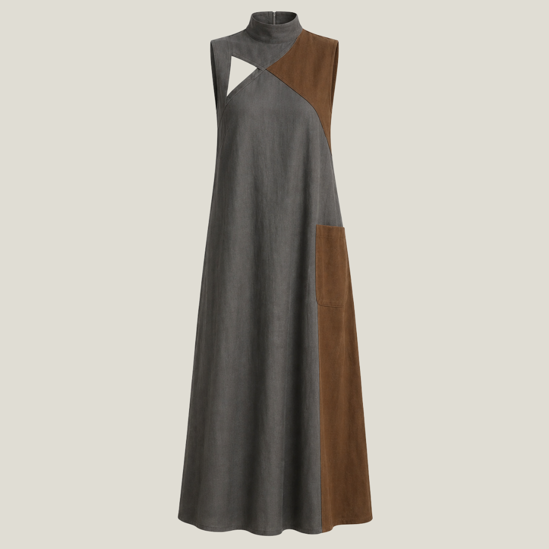 Colorblock Maxi Dress