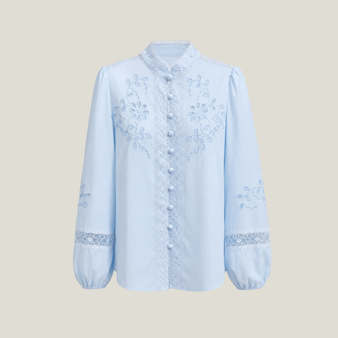 Embroidered Pure Linen Full Sleeve
