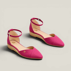 High-Strap Demi Flat