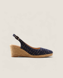L'ATELIER SLINGBACK WEDGE - LA TWEED