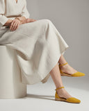 High-Strap Demi Flat